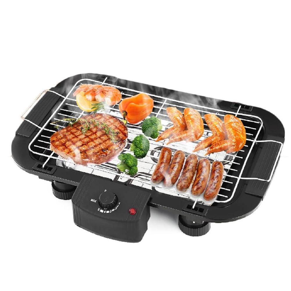 2000W Smokeless Electric Indoor Barbecue Grill – Adjustable Temperature Tandoori Maker & Non-Stick BBQ Griller for Home Kitchen